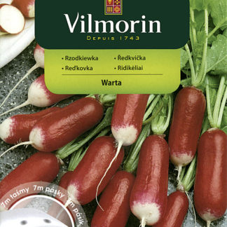 Ředkvička Warta (červenobílá) na výsevném pásku (Vilmorin)