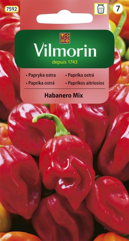 Paprika ostrá (chilli) Habanero Mix - směs (Vilmorin)