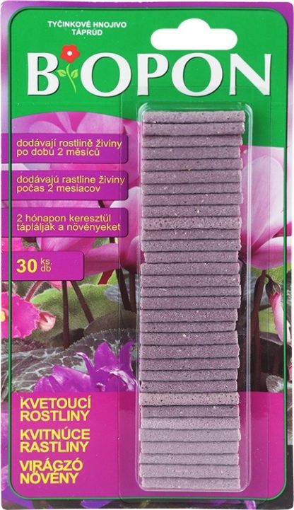 Tyčinkové hnojivo pro kvetoucí rostliny BiOPON (30 ks)