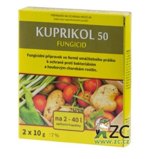 Kuprikol 50 (2 x 10 g), fungicid - proti plísním (AGRO CS)