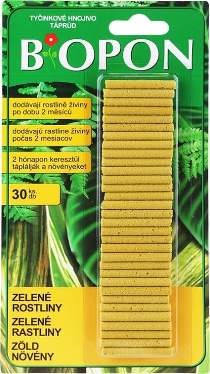 Tyčinkové hnojivo pro zelené rostliny BiOPON (30 ks)