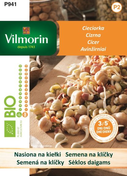 Cizrna - BIO semena na klíčky (Vilmorin)