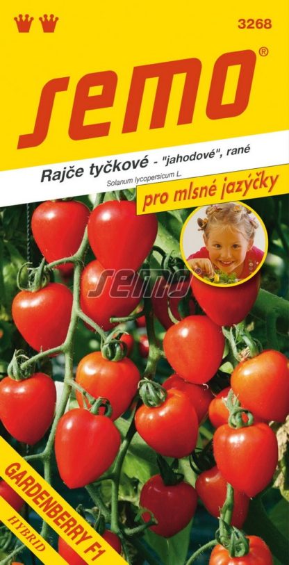 Rajče tyčkové Gardenberry F1 - jahodové (Semo)