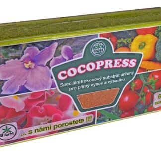 Cocopress - kokosový substrát, 650 g (BIOM)