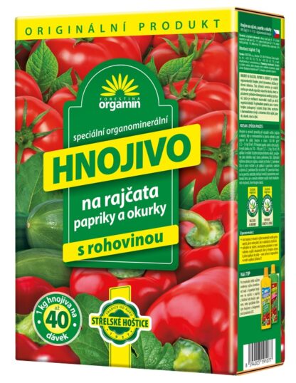 Orgamin na rajčata, papriky a okurky - hnojivo, 1 kg (Forestina)