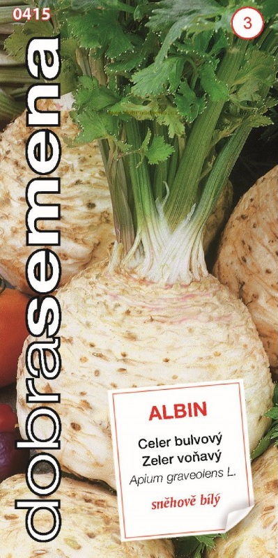 Celer bulvový Albin - sněhově bílý (Dobrasemena)