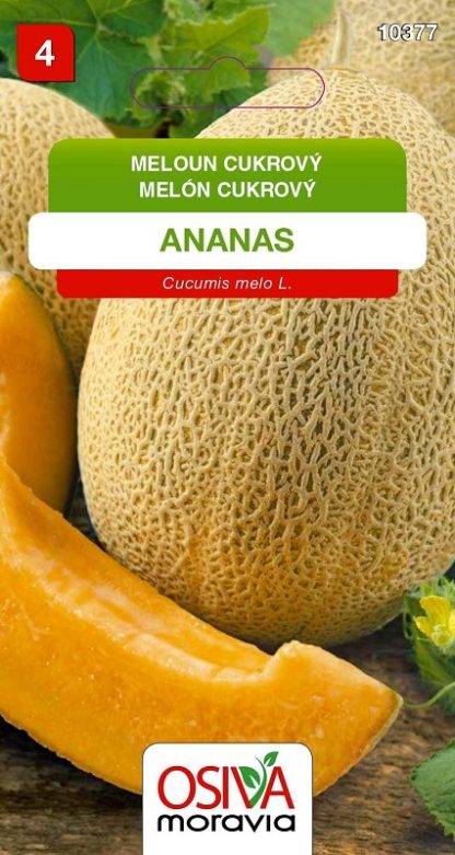 Meloun cukrový Ananas - oranžový, polní (Osiva Moravia)