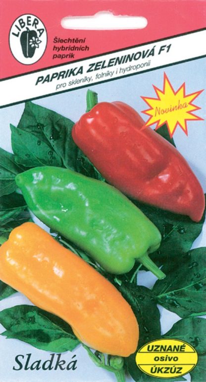 Paprika zeleninová Anežka - sladká, červená (Libera)