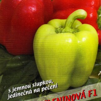 Paprika zeleninová Jiřka F1 - velké plody, jemná slupka, sladká, žlutozelená-červená (Libera)