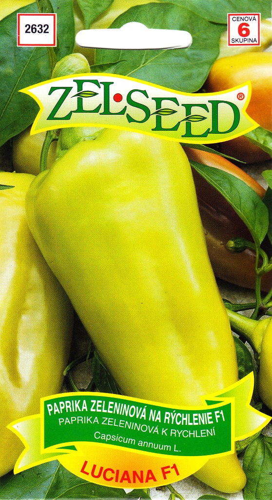 Paprika zeleninová Luciana F1 - sladká, žlutozelený jehlan, k rychlení (Zelseed) Paprika zeleninová Luciana F1 - sladká, žlutozelený jehlan, k rychlení (Zelseed)