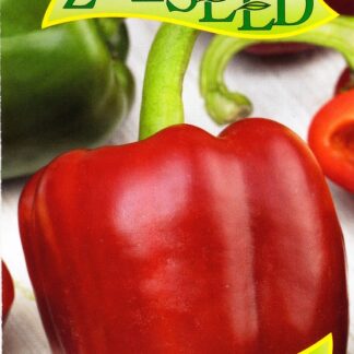 Paprika zeleninová Jorga F1 - sladká, tmavězelená-červená, kvadratická, k rychlení (Zelseed)