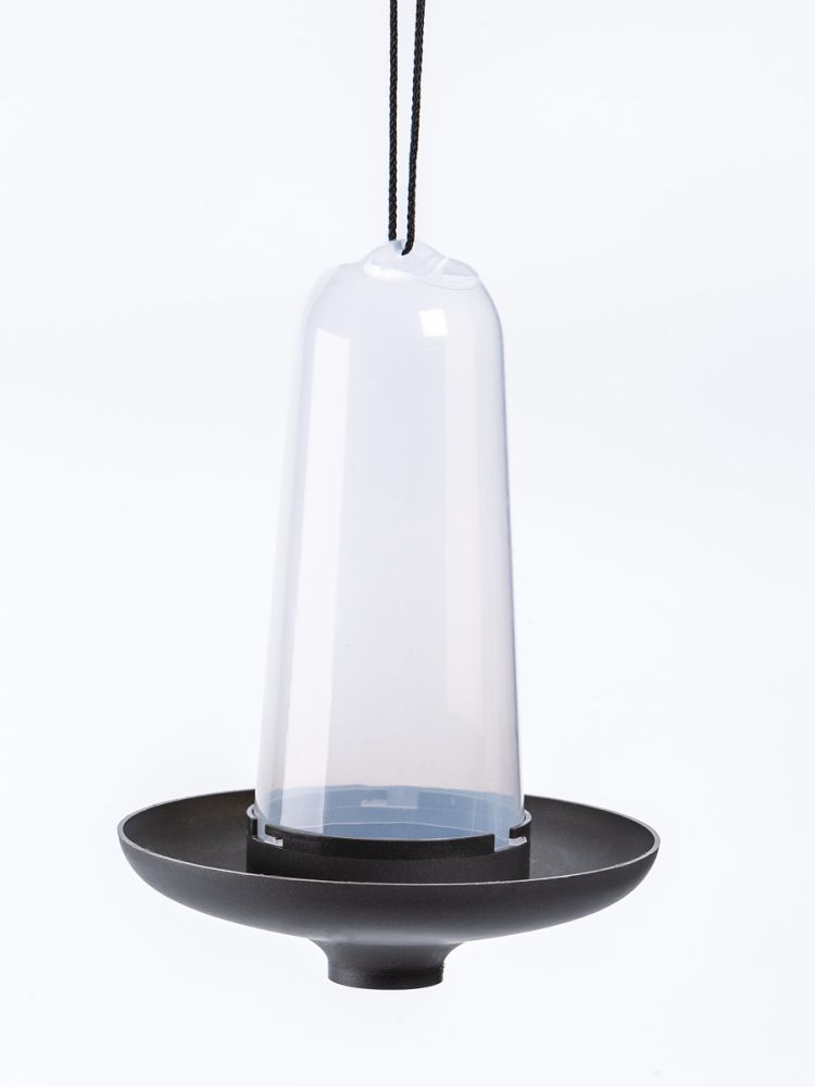 Krmítko a pítko pro venkovní ptactvo Robin - sada 3v1, antracitová barva, pítko Krmítko a pítko pro venkovní ptactvo Robin - sada 3v1, antracitová barva, pítko