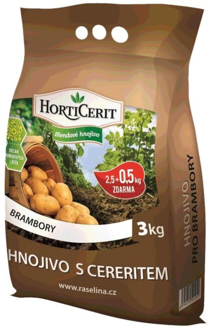 Hnojivo pro brambory s cereritem (HortiCerit, 3 kg)