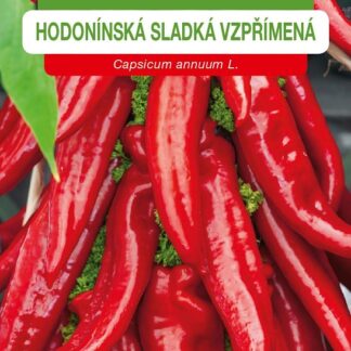 Paprika kořeninová Hodonínská sladká vzpřímená - tmavě červená (Osiva Moravia)