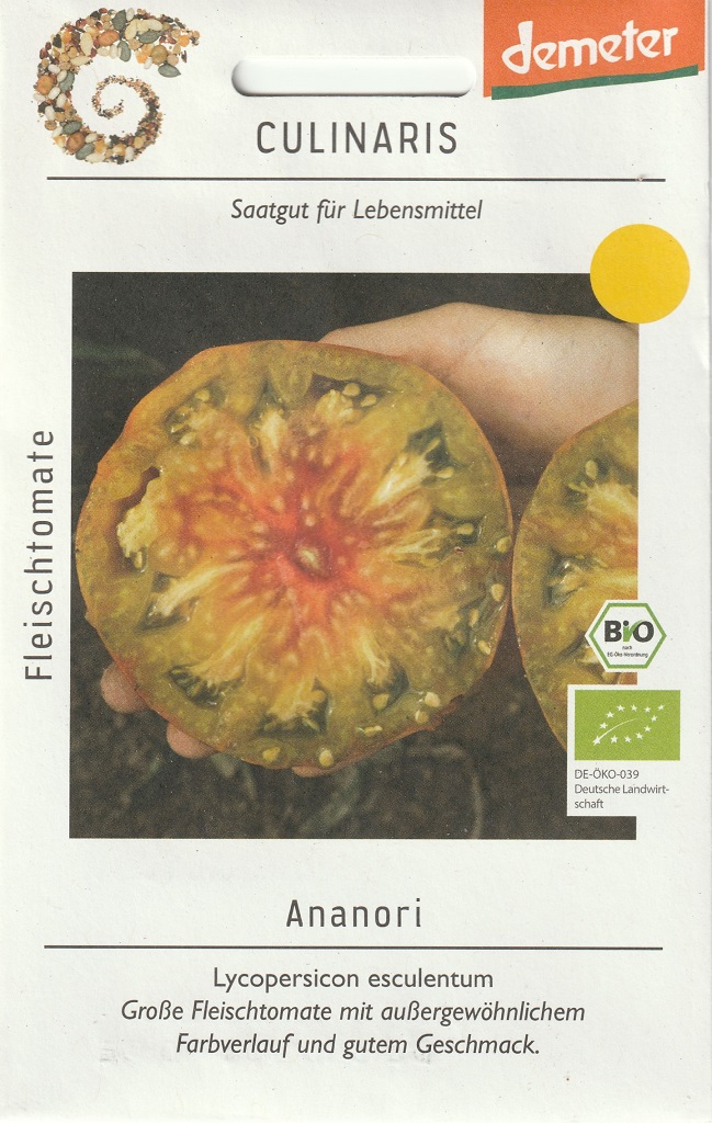 Rajče tyčkové Ananori - Ananas Noire, typ Beefsteak, mramorované, BIO (CULINARIS) Rajče tyčkové Ananori - Ananas Noire, typ Beefsteak, mramorované, BIO (CULINARIS)