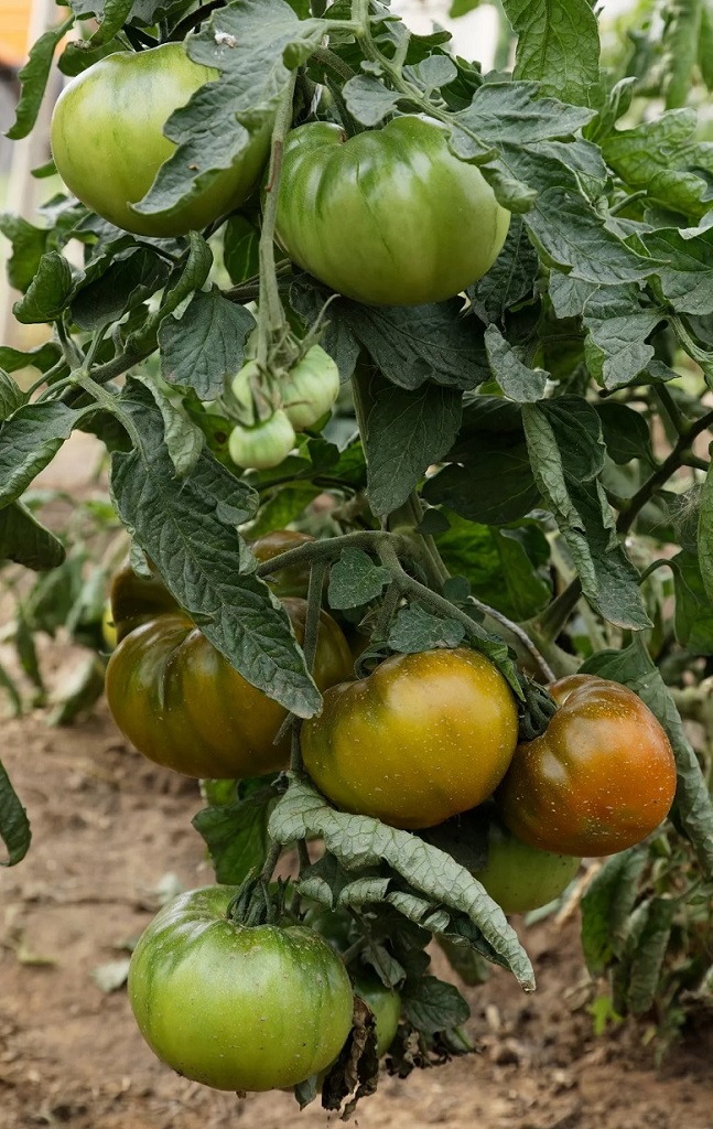 Rajče tyčkové Ananori - Ananas Noire, typ Beefsteak, mramorované, BIO (pěstování) Rajče tyčkové Ananori - Ananas Noire, typ Beefsteak, mramorované, BIO (pěstování)