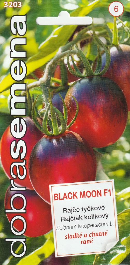 Rajče tyčkové Black Moon F1 - koktejlové, fialovo-červené, velmi chutné (Dobrasemena) Rajče tyčkové Black Moon F1 - koktejlové, fialovo-červené, velmi chutné (Dobrasemena)