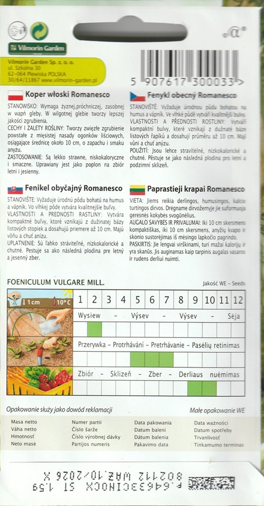 Fenykl hlíznatý Romanesco - sladký, aromatický (pěstování) Fenykl hlíznatý Romanesco - sladký, aromatický (pěstování)