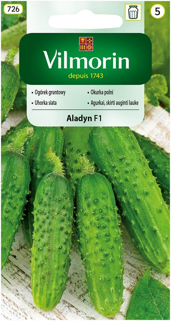 Okurka polní Aladyn F1 - nakládačka, hruboostná, odolná plísni (Vilmorin) Okurka polní Aladyn F1 - nakládačka, hruboostná, odolná plísni (Vilmorin)