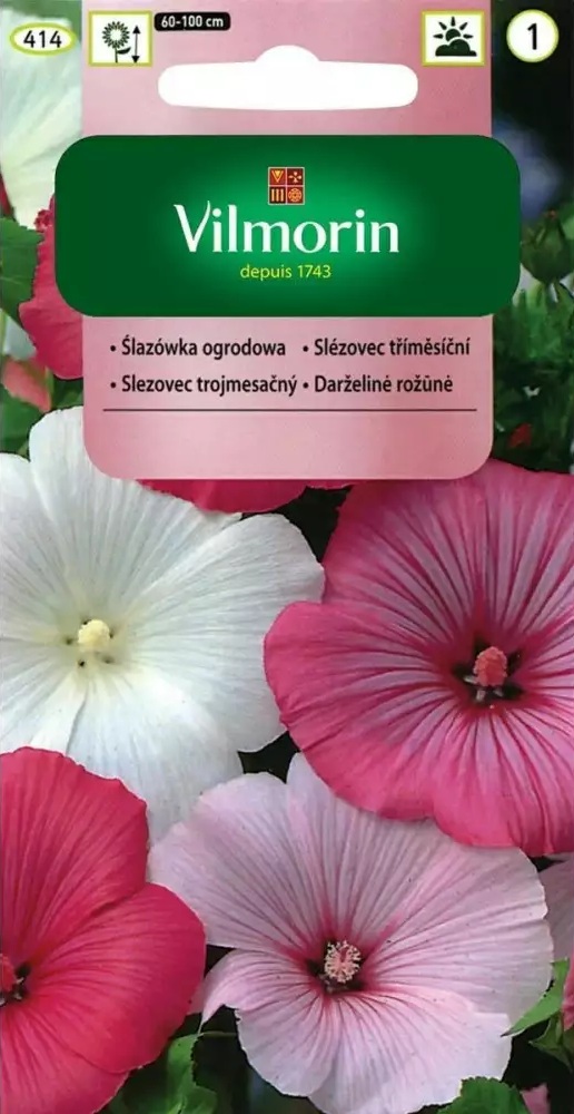 Slézovec tříměsíční - směs (Vilmorin) Slézovec tříměsíční - směs (Vilmorin)