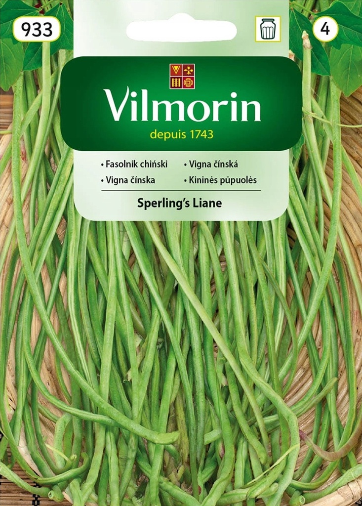 Vigna čínská Sperling's Liane - pnoucí, extra dlouhé lusky (Vilmorin) Vigna čínská Sperling's Liane - pnoucí, extra dlouhé lusky (Vilmorin)