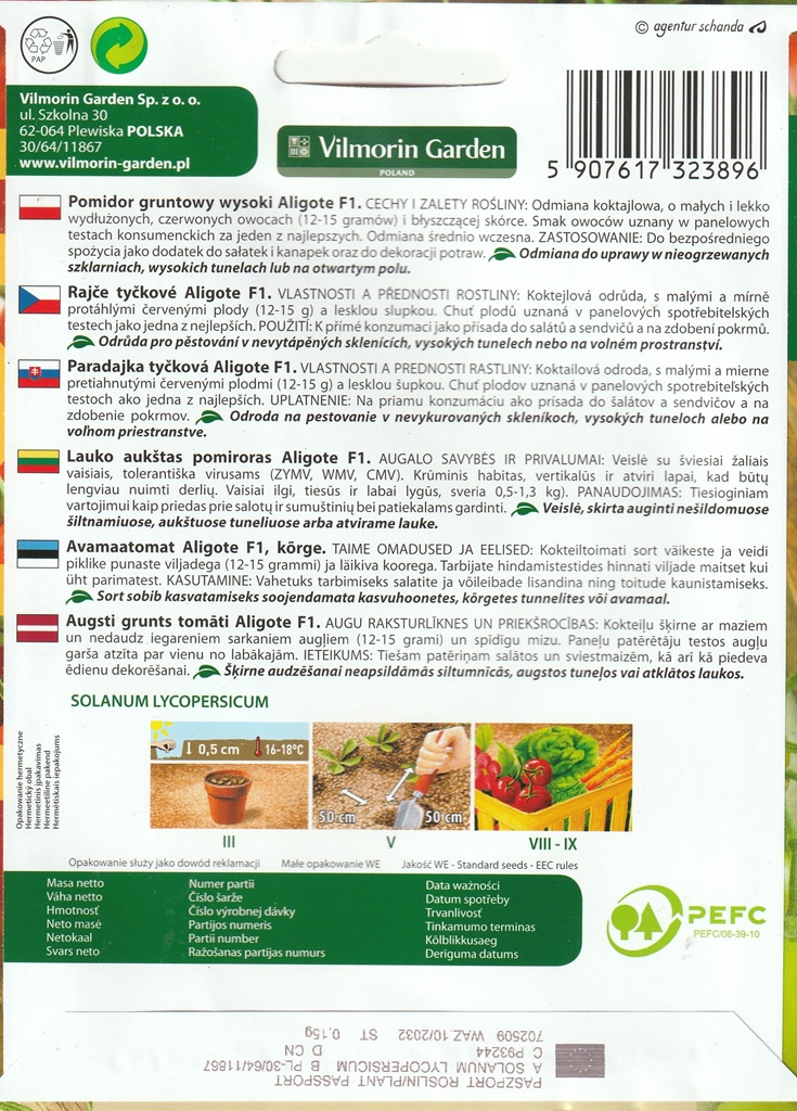 Rajče tyčkové Aligote F1 - cherry, oválné, velmi chutné (pěstování)