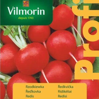 Ředkvička Melito F1 - červená, kulatá, odolná praskání (Vilmorin)