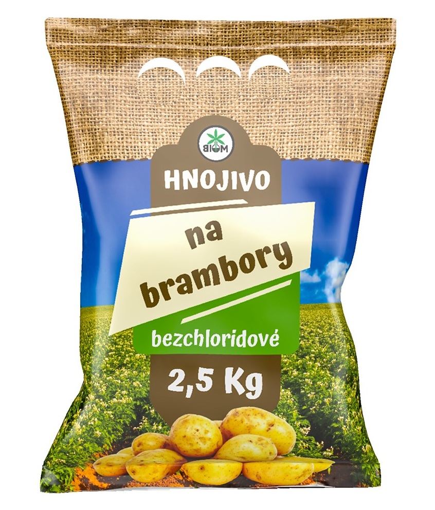 Hnojivo na brambory - granulované, bezchloridové, 2,5 kg (BIOM)